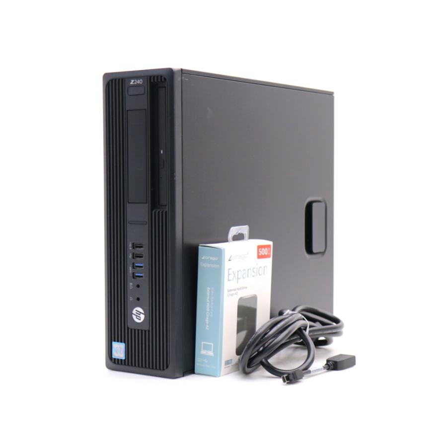 デスクトップ hp Z240 SFF Workstation Xeon E3-1225 v5 3.3GHz 8GB