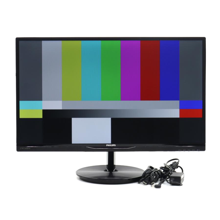 モニター 【並品】PHILIPS 274E5E 27インチ非光沢AH-IPSパネル フルHD