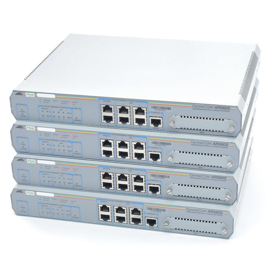 Allied Telesis 4台セット CentreCOM AR560S WAN2ポート1000BASE-T
