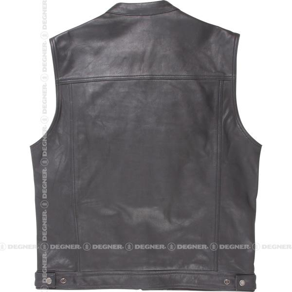 DEGNER（デグナー） V-16 レザーベスト ブラック : 八百万堂 - 通販
