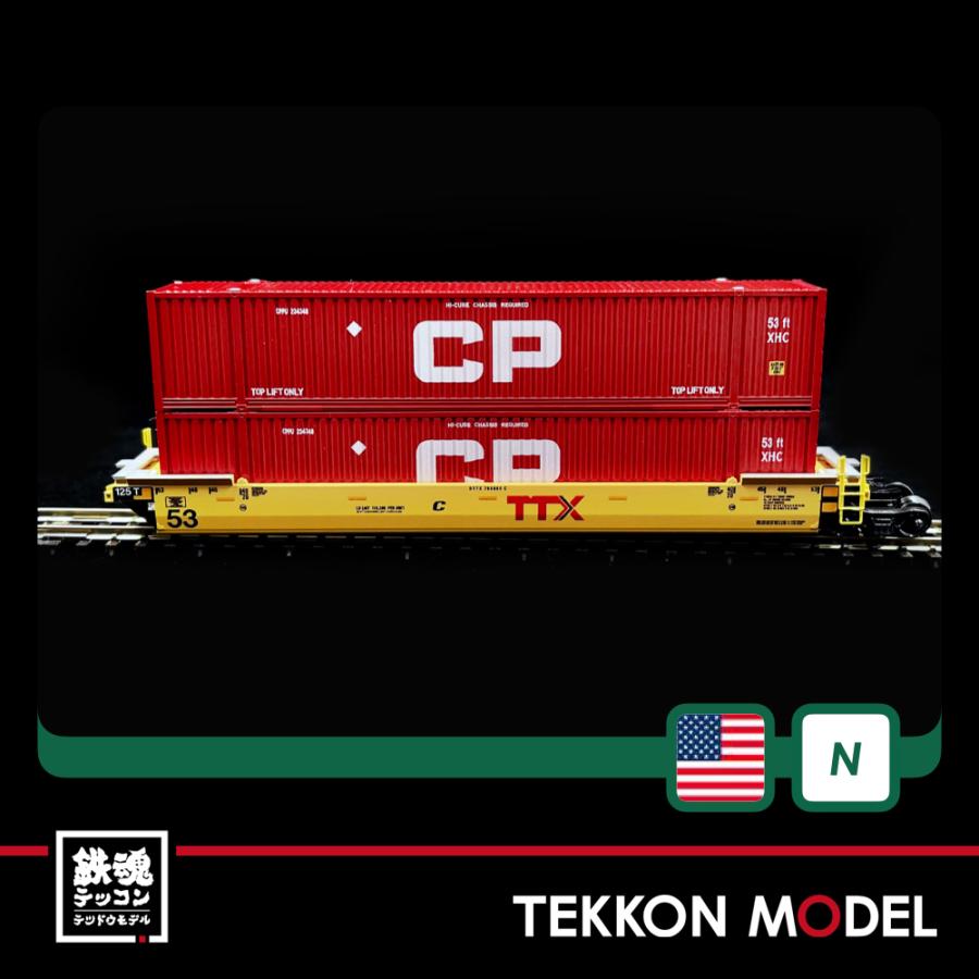 カトー（KATO） Nゲージ KATO USA 106-6184 MAXI-IV TTX 新ロゴ 3両