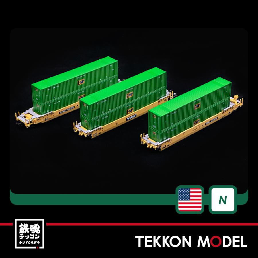 カトー（KATO） Nゲージ KATO USA 106-6187 MAXI-IV TTX 旧ロゴ 3両