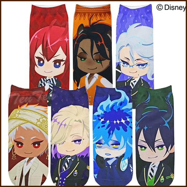 ディズニー ツイステッドワンダーランド プリントソックス アズール