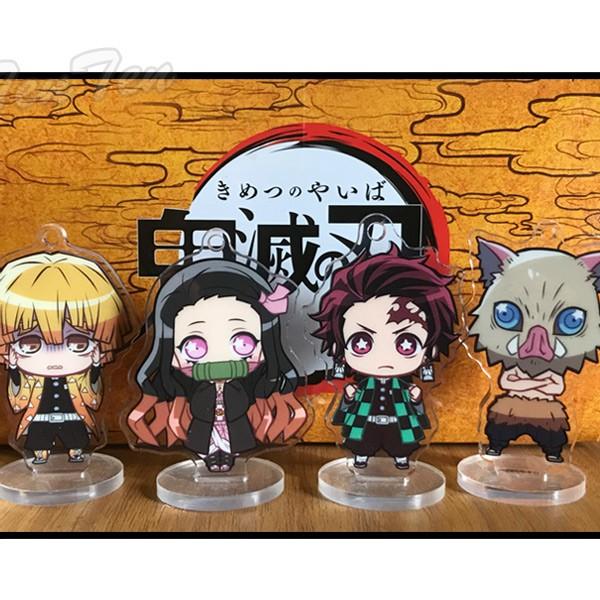 鬼滅の刃 ここみえアクリルフィギュア 全6種セット 炭治郎 禰豆子 善逸