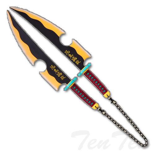 鬼滅の刃 鬼殺隊日輪刀 宇髄天元 全2種セット 約50cm 大きいサイズ