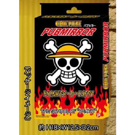 ワンピース グッズ パイレーツシンボルマーク パブミラー 麦わら/赤髪