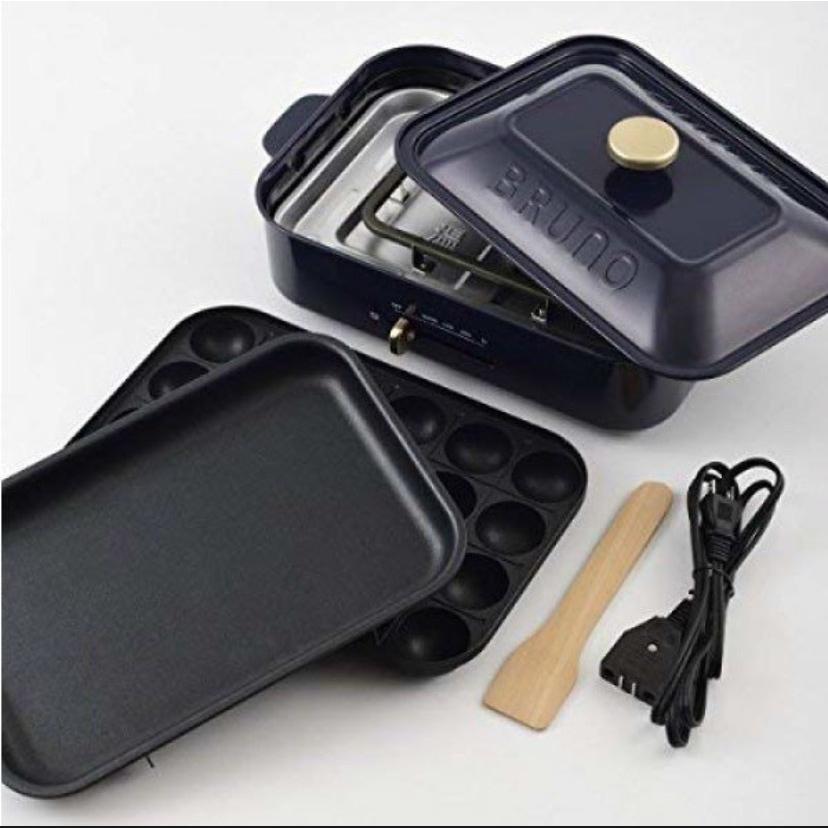 BRUNO（ブルーノ） コンパクトホットプレート ホワイト BOE021-WH : 天