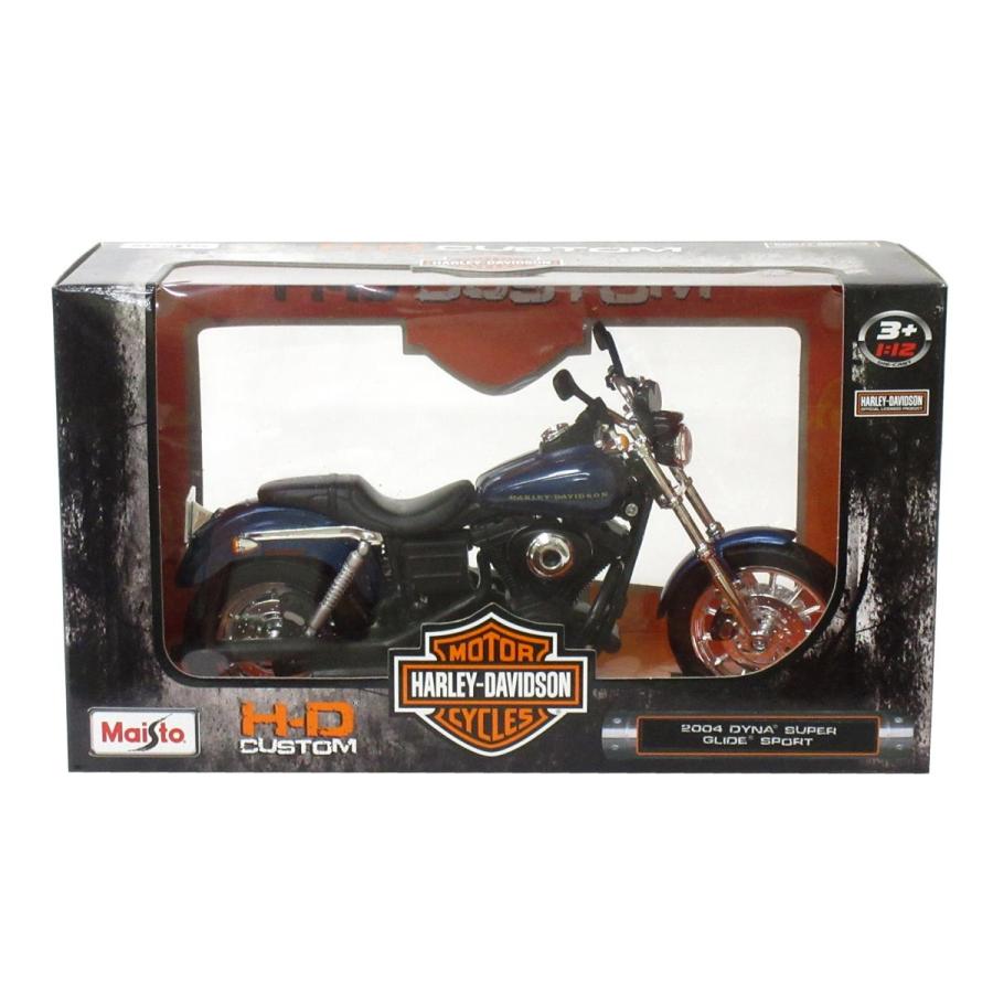 Maisto 1:12 ハーレーダビッドソン 2004 ダイナスーパーグライド