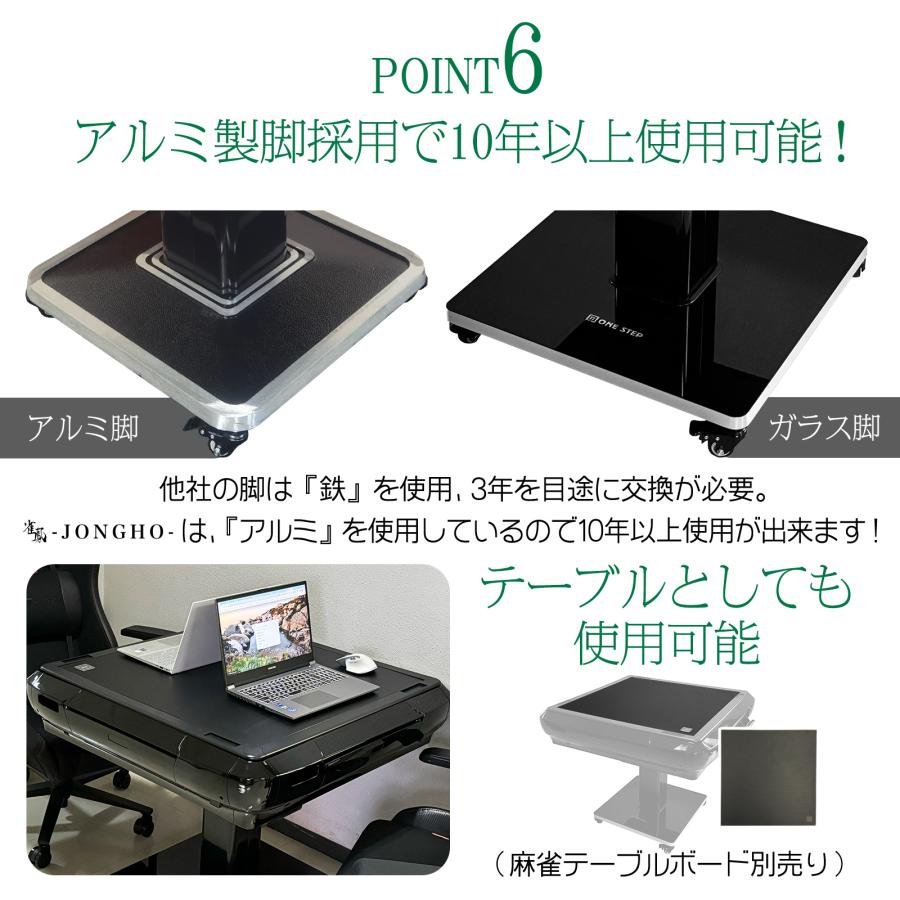 雀鳳（JONGHO） 全自動麻雀卓 点数表示 麻雀卓 全自動 折りたたみ 家庭