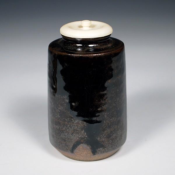 送料無料（茶道具/濃茶器） 名物 古瀬戸 出雲肩衝茶入写し 笹田有祥作