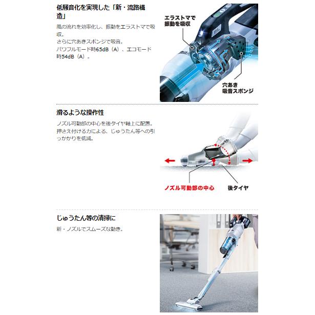 マキタ（makita） CL003GRDW 40V 充電式クリーナ 本体+2.5Ahバッテリー