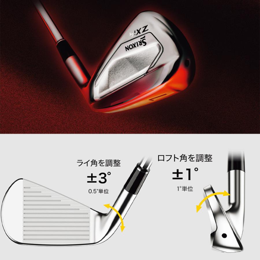 ZX（スリクソン） #6‐Pwセット スリクソン ZXi4 アイアン 日本シャフト
