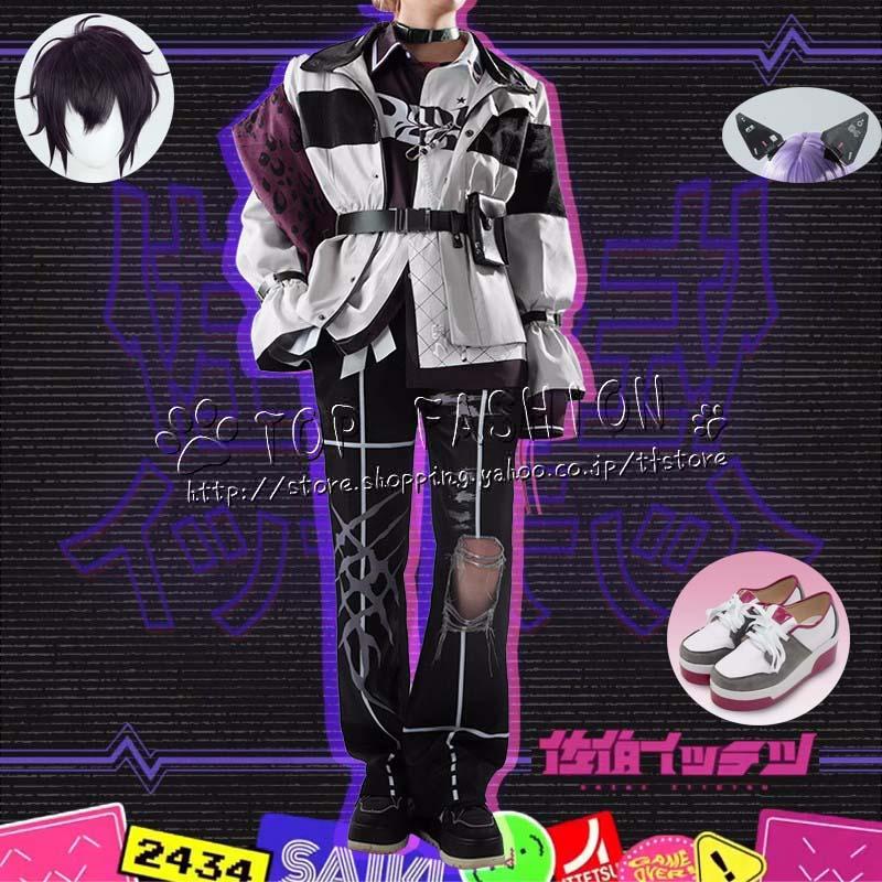 にじさんじ Vtuber 風 佐伯イッテツ コスプレ衣装 ウィッグ追加可能