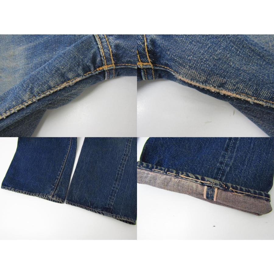 Levi's（リーバイス） 50S 501XX BIG E 両面均等V 革パッチ オフセット