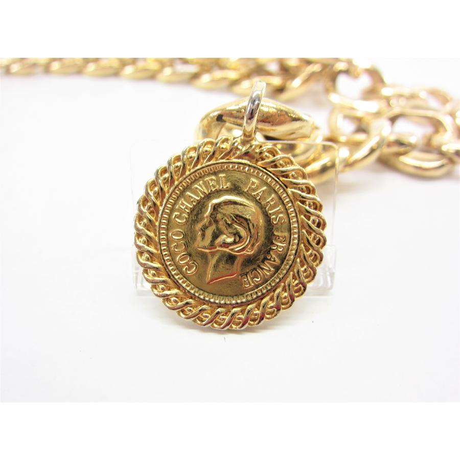 J12 CHANEL シャネル チェーンベルト ヴィンテージ コイン 極太