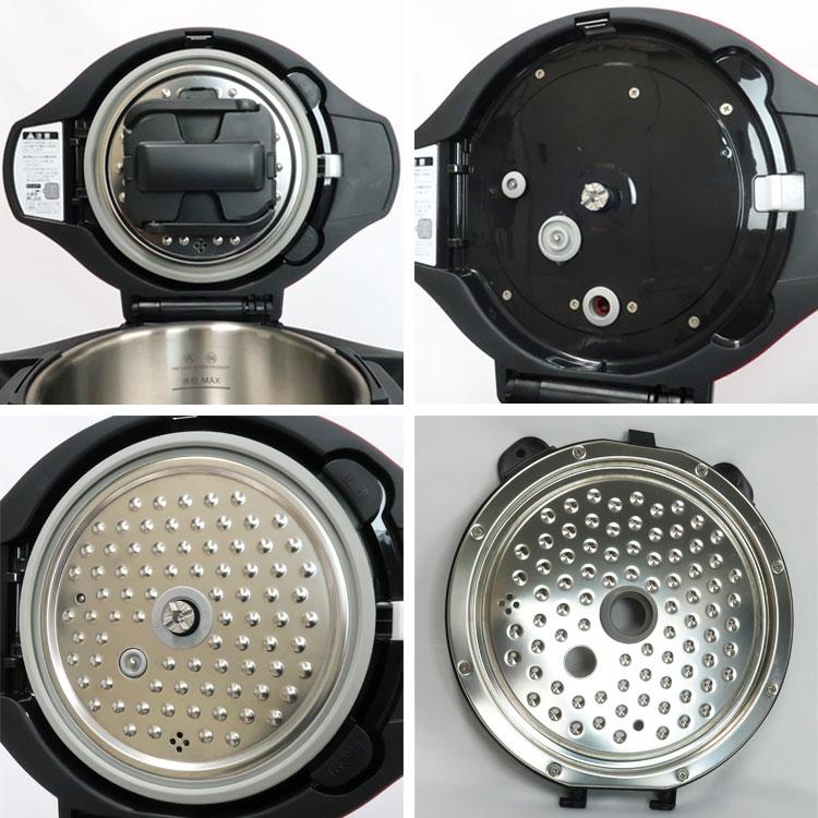 ヘルシオ ホットクック 中古 SHARP 水なし自動調理鍋 KN-HW24C-R 2018