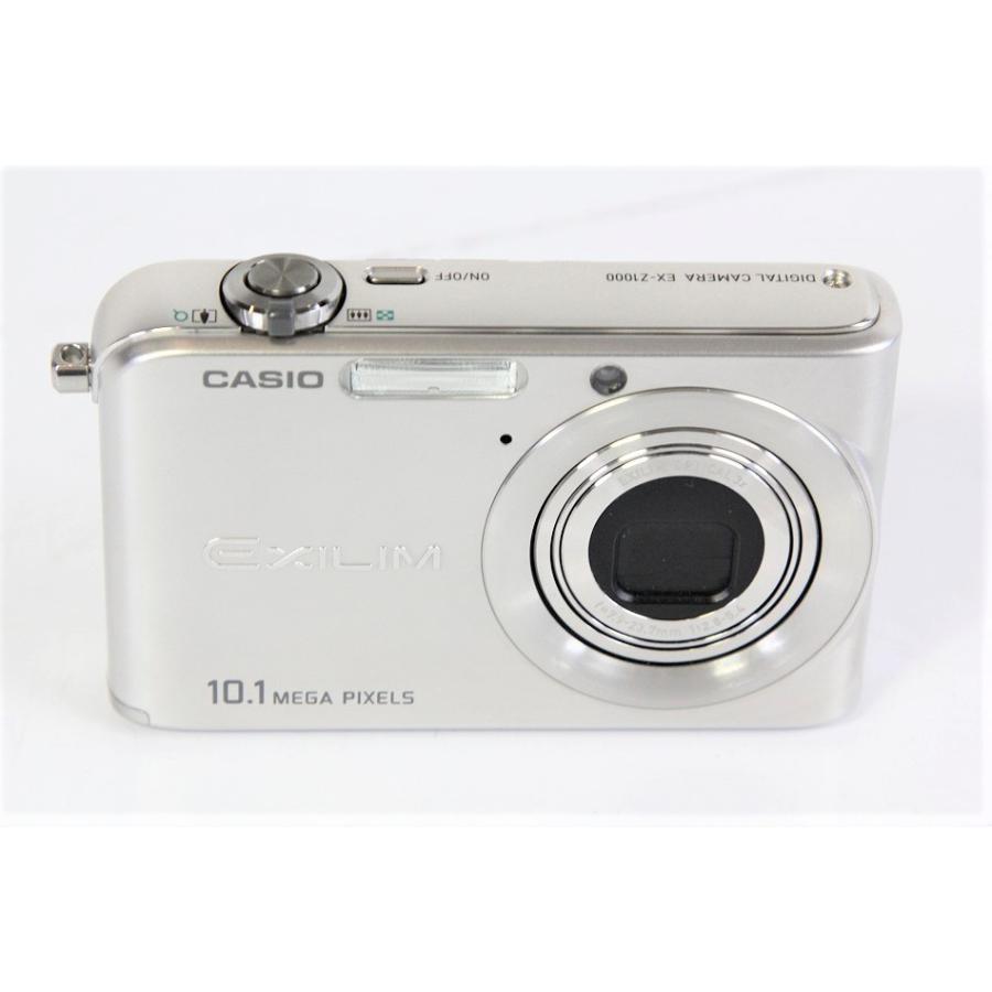 CASIO デジタルカメラ EXILIM ZOOM EX-Z1000 シルバー 【中古品