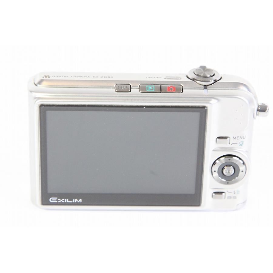 CASIO デジタルカメラ EXILIM ZOOM EX-Z1000 シルバー 【中古品