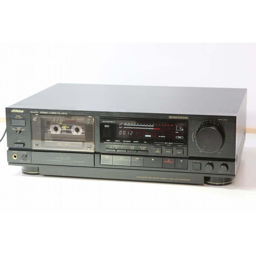Victor ビクター TD-V711 3ヘッドカセットデッキ 【中古整備品