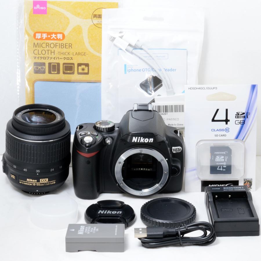 ニコンD ニコン デジタル一眼レフカメラ Nikon D60 AF-S 18-55mm VR