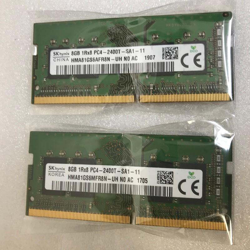 SK hynix ddr4 16gb ノート SK HYNIX PC4-2400T 8GB 2枚で 16GB DDR4