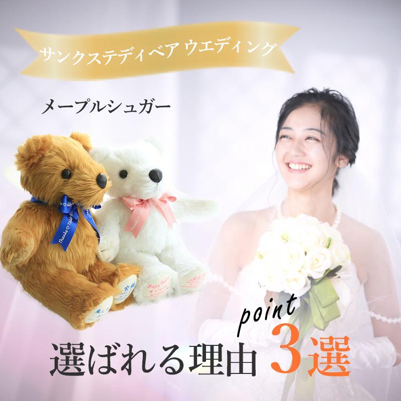 赤ちゃん 体重ベア ゼクシィ掲載 新郎新婦 ウエディングセット 結婚式