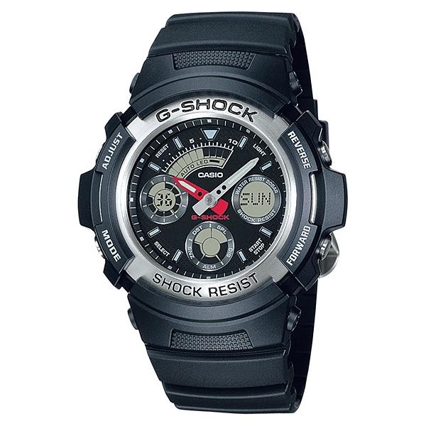 G-SHOCK AW-590-1AJF メンズ 腕時計 アナデジ ブラック シルバー