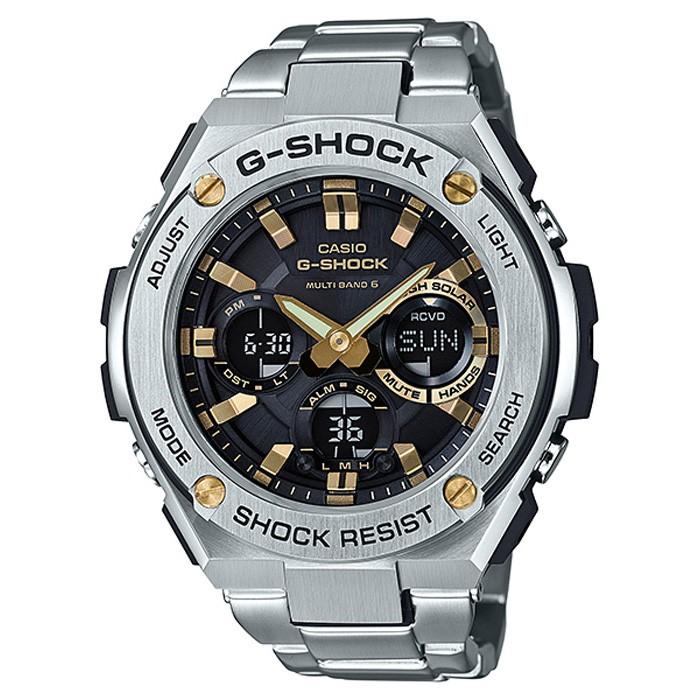 G-STEEL G-SHOCK 電波ソーラー メンズ 腕時計 アナログ デジタル