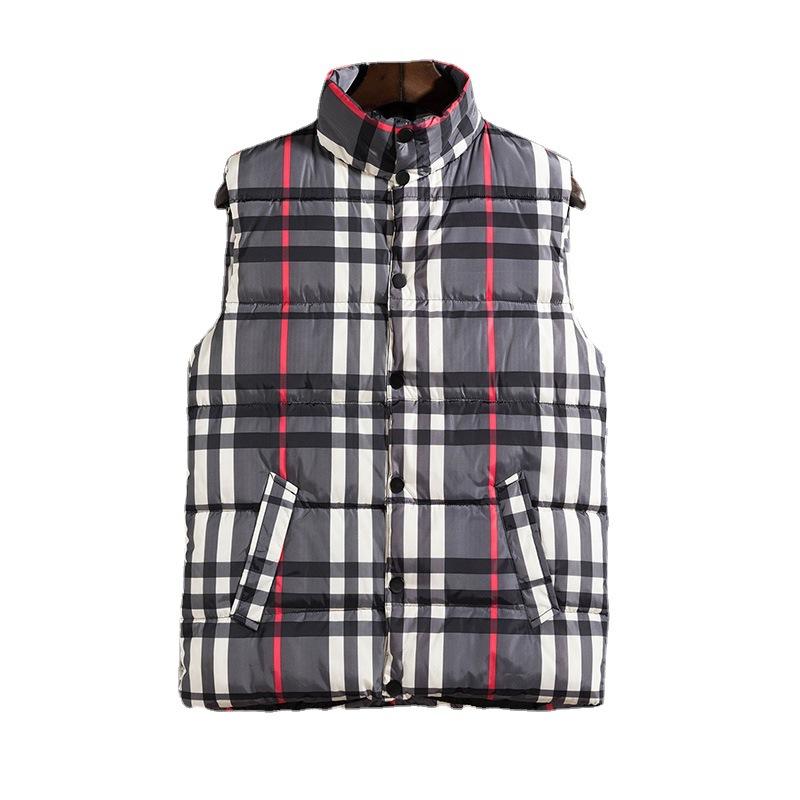 チェック柄 ダウンベスト Plaid Down Vest 中綿 ベスト Size L〜3XL