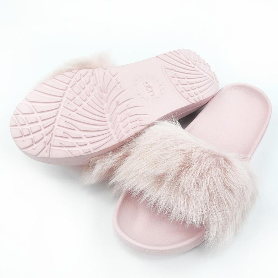 UGG（アグ） レディース スライドサンダル シープスキン ファー