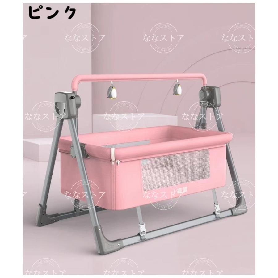 電動スイング 赤ちゃん 1年品質保証 ベビーベッド ベビーラック 電動