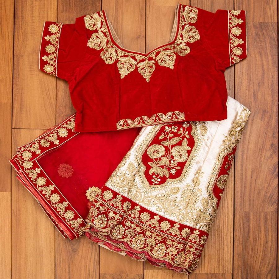 送料無料 パーティードレス コスプレ ウェディングドレス インドのレヘ