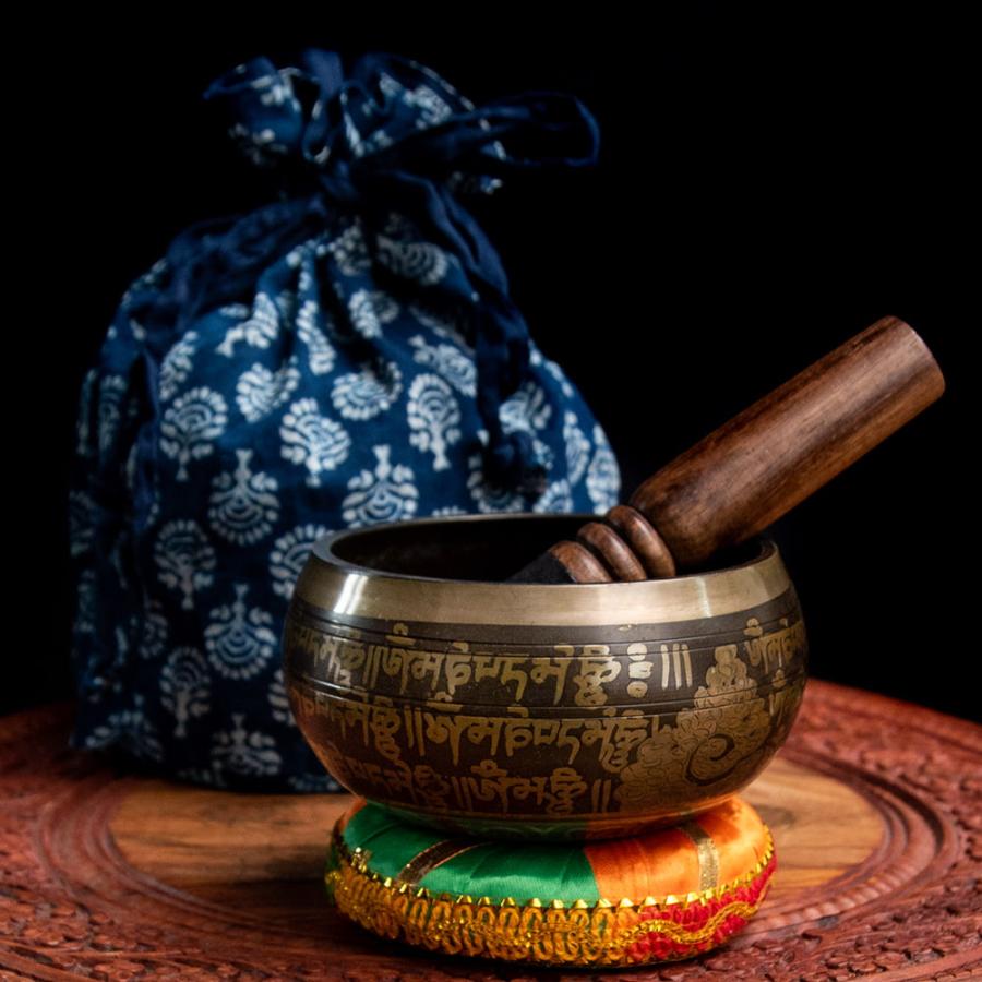送料無料 シンギングボウル シンギングボール ネパール 楽器 : インド
