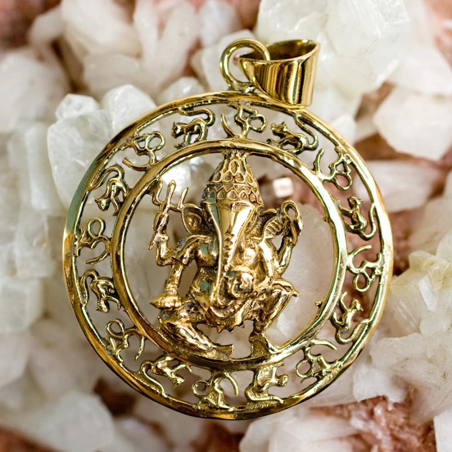 ガネーシャ ネックレス ガネーシャのペンダントトップ インド アクセ