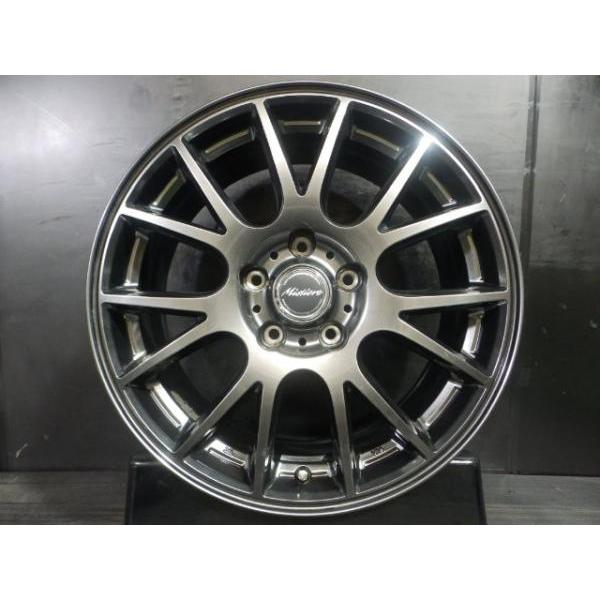 17インチ 【中古アルミ】 単品 4本 美品 DUNLOP MISTIERE RB14 7J-17 +