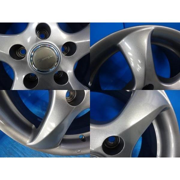 送料無料 中古アルミホイール 4本 ブリヂストン TOPRUN トップラン 15