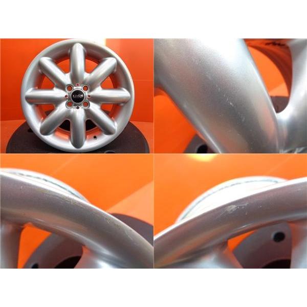 中古ホイール 4本 BMW MINI純正 17インチ 7.0J +48 4H-100 ハブ56mm