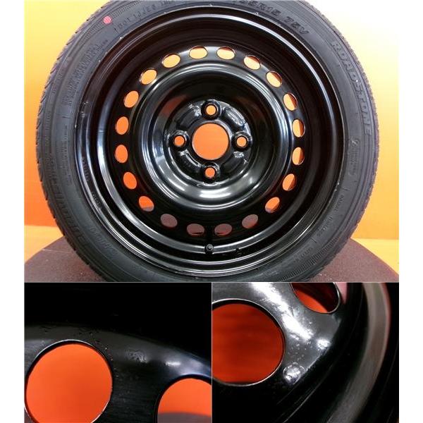 中古 ホンダ フリード純正スチール 15インチ 5.5J 新品 RS HP02 165