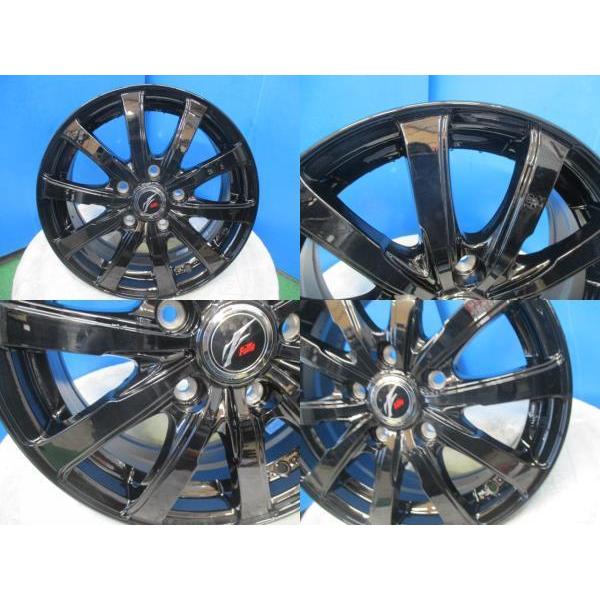 4本 中古 Weds Fang アルミホイール 15インチ 6J +53 114.3 5H