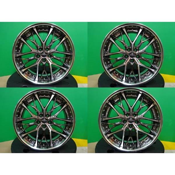 深リム アルファード 等 WEDS ウェッズ Kranze Weaval 20インチ 8.5J +