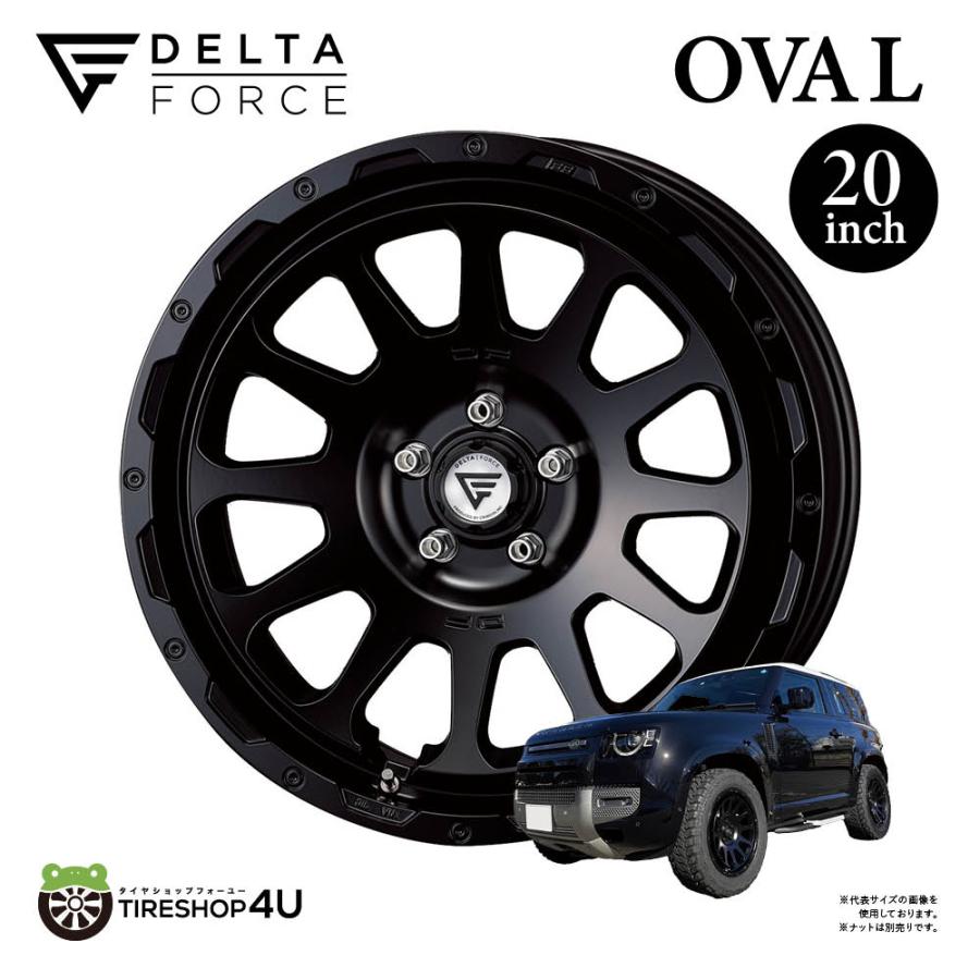 DELTA FORCE（デルタフォース） DELTA FORCE OVAL FF オーバル 20x9.0J