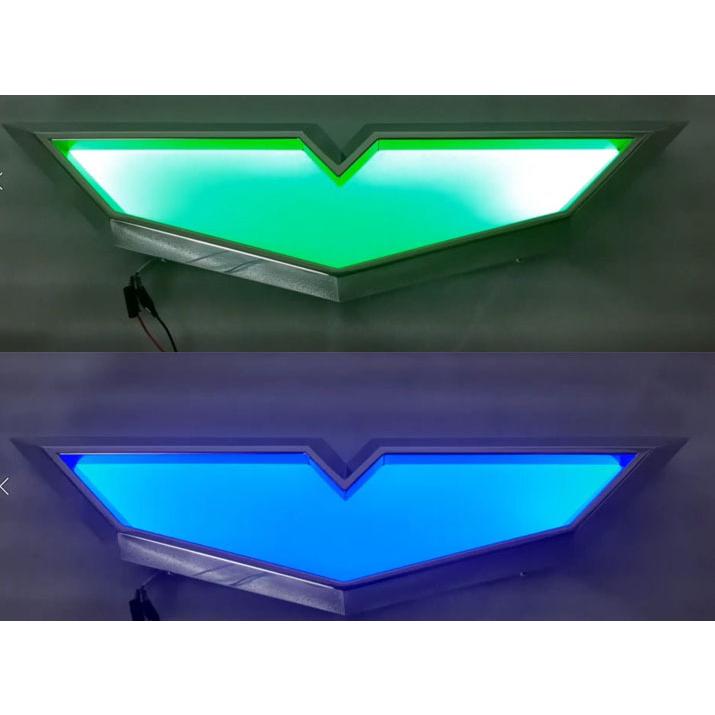 送料無料 トラック 日野 バスマーク アンドン ステンレス 小サイズ 24V