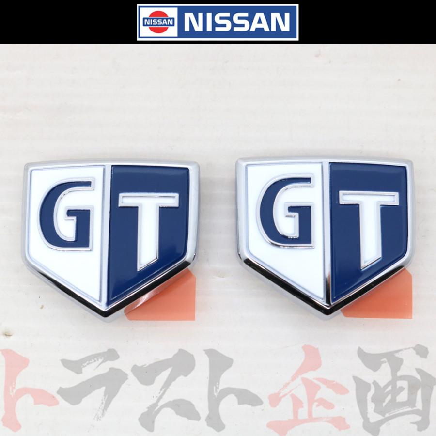 日産（NISSAN） ニッサン サイド GTエンブレム スカイライン R34 左右
