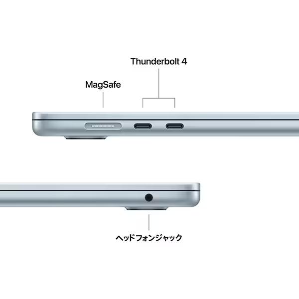 MacBook Air 2025新製品 Apple 15.3インチ M4チップ MC7A4J/A 10コア
