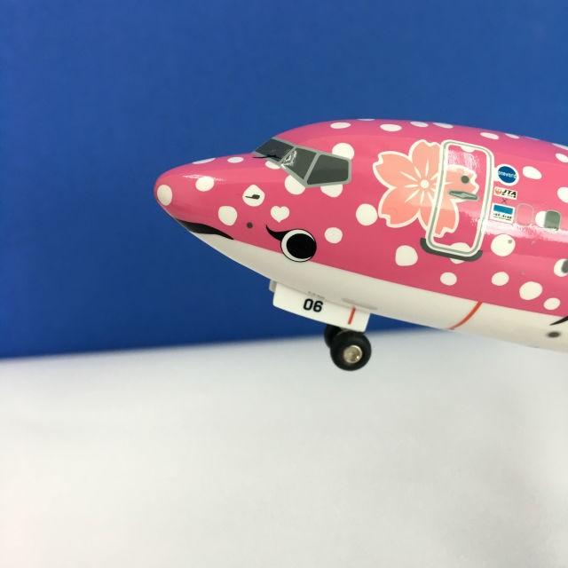 JTA さくらジンベエジェット BOEING 737-800 1:130 モデルプレーン