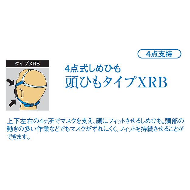 興研 防毒マスク R-5X-08型 ガスマスク 作業 サカイ式 火山ガス