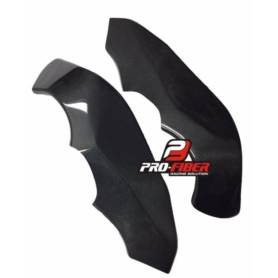 Kawasaki ZX-10R 08-10年 カーボンフレームカバー 左右セット : 輸入