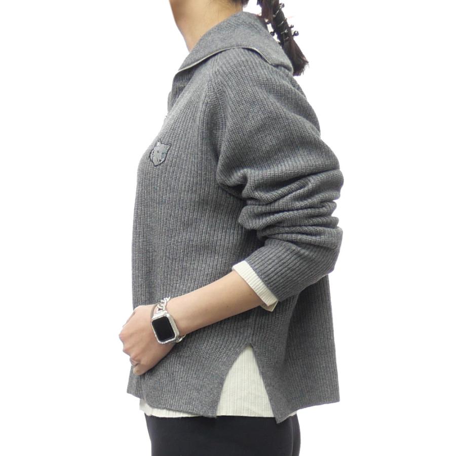 MAISON KITSUNE（メゾン キツネ） ハーフジップセーター ニット