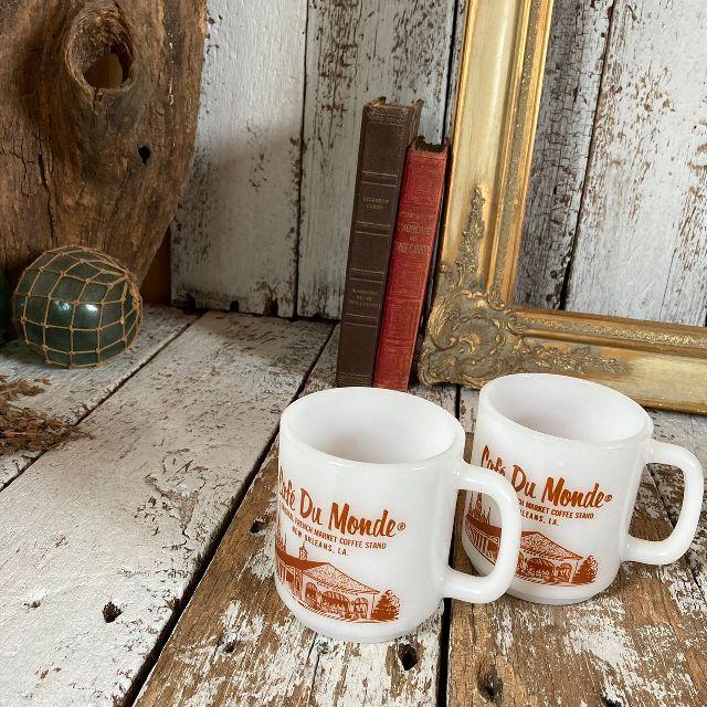 VINTAGE 80s USAヴィンテージ*Glasbakeグラスベイク*Cafe Du Monde