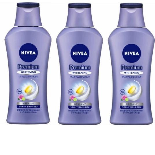 3個セット】プレミアム ボディミルク ホワイトニング シトラス&ローズ